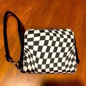 Checkers wristlet wallet